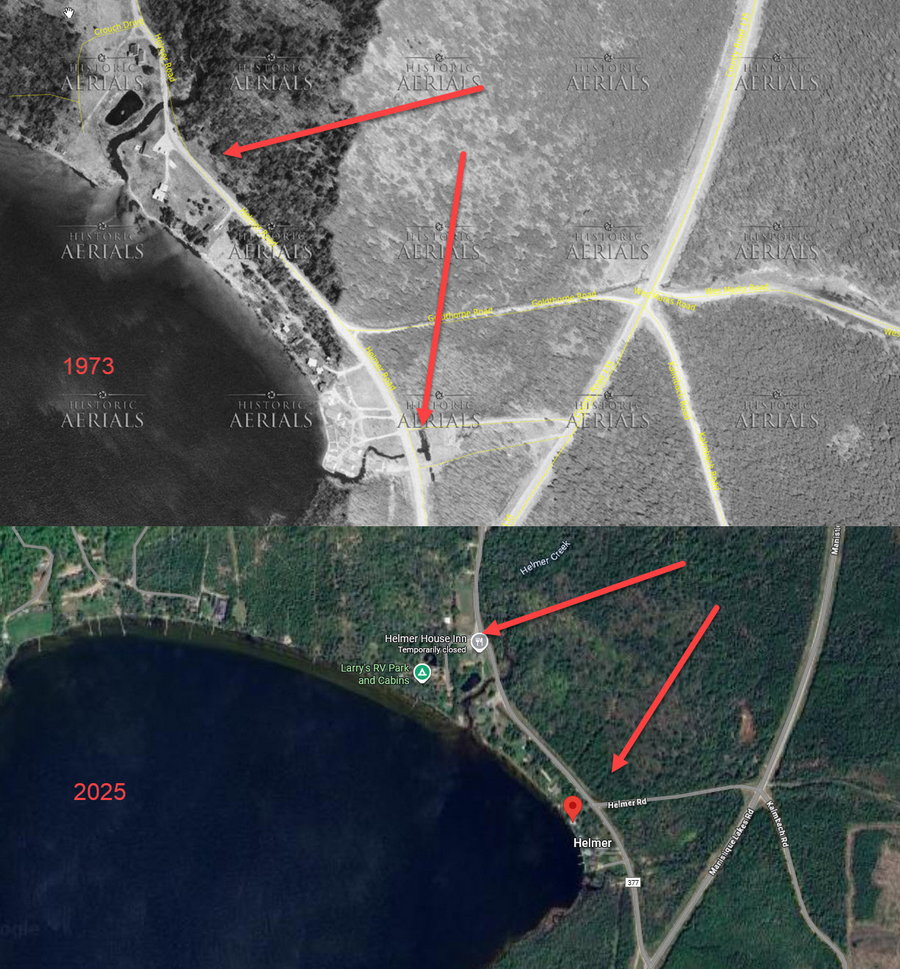 Helmer Resort - 1973 Vs Now